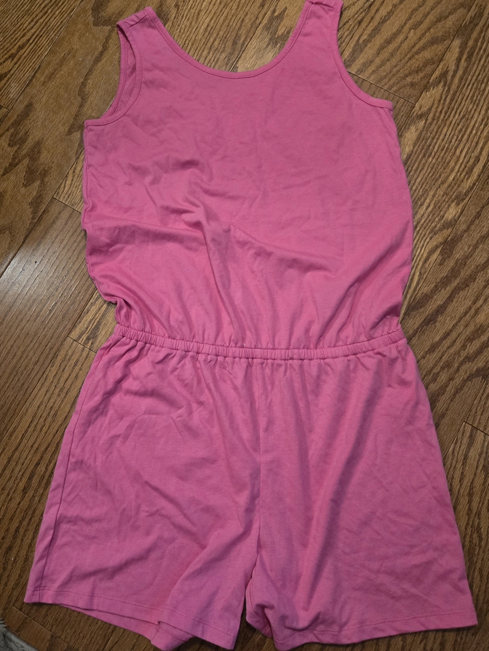 The Children's Place Bright Pink Tank Romper NWOT